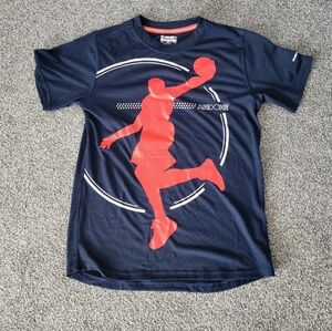 AND1 Kids Navy Blue Basketball Graphic T-Shirt